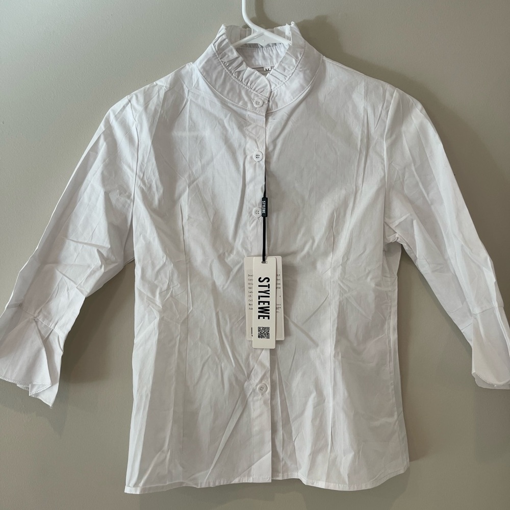 STYLEWE White Button Down Shirt